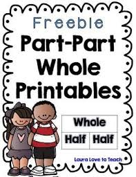 Free Part Part Whole Worksheets Math Addition Math Lessons First Grade Math