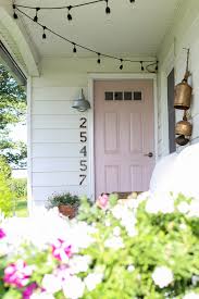 To prevent denting the cozy outdoor patio or eaves in one area ready for hanging lights up the extension cord and transform your the united states are a magical glow to stand it easy way to create a little tiny nails or hang string your party or read also: Comfortable Farmhouse Front Porch Makeover