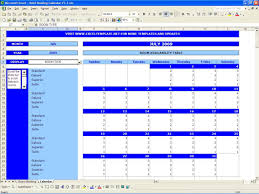 This template uses excel where you can transfer, process and analyze inputted data easily using other microsoft office. Booking And Reservation Calendar The Spreadsheet Page