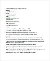 Real Estate Financial Analyst Resume 1 Financial Analyst Resume Sample If You Are The Financial Analyst Business Analyst Resume Chartered Financial Analyst