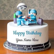 Simple Birthday Wishes For Medical Students Doctor Birthday Wishes Special Cake Pic With Your Name Birthday Wishes Cake Doctor Birthday Birthday Cake Write Name