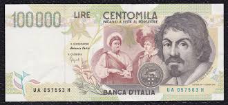 100000 Lire From Italy 1994 Xf Lira Bank Notes Banknotes Money