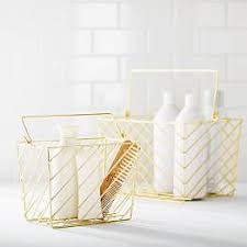 Extra Large Wire Shower Caddy With Images Shower Caddy Gold Bathroom Accessories Dorm Shower Caddy