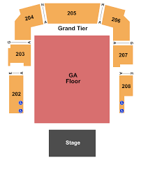 bayou music center houston seating chart one source talent