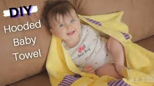 They are so cute and so perfect for customizing hooded towels for the little ones in your life! Diy Hooded Baby Towel Quick And Easy Sewing Project Youtube