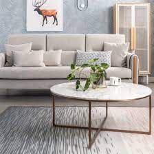 A glass top and chrome x pattern base will make nova end table your room's centerpiece for years to come. Steel Art Natural Marble Coffee Table Grey St05703 Gy
