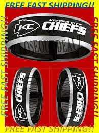 Kansas City Chiefs Ring Wedding Ring 8mm Black Tungsten Wedding Band Size 6 14 Championshipri Black Tungsten Wedding Band Wedding Rings 8mm Kansas City Chiefs