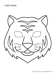 Pelbagai versi senarai topeng haiwan jinak & liar seperti gajah, singa, kucing dan banyak lagi. Topeng Harimau