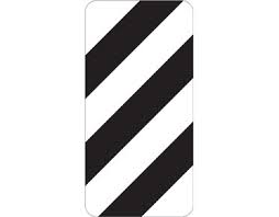 Black And White Striped Road Sign Meaning Right Width Marker By Australian Standards Global Spill Control