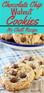 Easy Chocolate Chip Walnut Cookies Recipe That Is Super Simple To Make No Chilling Required Only Chocolate Chip Walnut Cookies Walnut Cookies Walnut Recipes