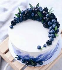 Possibly Have This As A Lemon Cake With Blueberry Filking Can Have Same Cupcakes For Serving Oth Beautiful Birthday Cakes Cake Desserts Beautiful Cake Designs