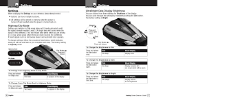 I don't know if this will help but i hope it will it's a link to a lot of manuals to other cobra radar detectors but since they work preety much the same way i guess it. Xrs9430 Radar Detector User Manual 9300 1a Cobra Electronics
