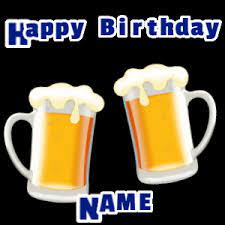 Happy Birthday Gif Frothy Beer Mugs Toasting A Birthday In 2021 Happy Birthday Beer Beer Birthday Happy Birthday Gif