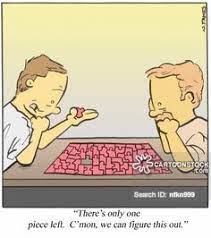 A blonde calls her husband at work one day and asks him, can you help me when you get home?sure, he replies. 15 Puzzle Ideas Funny Puzzles Puzzle Bones Funny