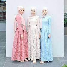 30 Model Gamis Batik Kombinasi Polos Blazer Sifon Brokat Dan Satin Pesta Modis Model Baju Couple Pakaian Pesta Pakaian Wanita Model Pakaian Hijab