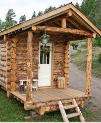 10 Diy Log Cabins Learn To Build Your Own For A Rustic Lifestyle Diy Log Cabin Small Log Cabin Small Cabin