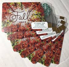 Check the gift card number listed on the activation receipt to ensure it matches the number on the card you just received as well. Starbucks Gift Card 7 Thanks Coffee Teacher Gift Fall Leaves 2017 Ebay Starbucks Gift Card Gift Card Teacher Gifts
