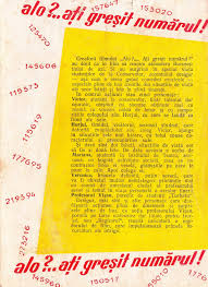 Pliant Program 1958 Cinemateca Alo Ati Gresit Numarul Cu Iurie Darie Ion Lucian Stefan Tapalaga Altmarius