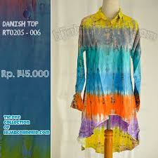 Biasanya memiliki desain yang simpel namun terlihat menarik. Baju Atasan Muslimah Modern Motif Tie Dye Pelangi Model Tu Flickr