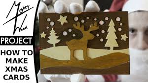 Start by designing where you want to input your photos and text on the card. How To Make Wooden Christmas Cards
