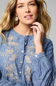 J. Jill Pure jill collared sweater tunic at Hamilton Place in Chattanooga,  TN