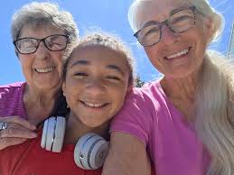 Popham photos with friends and family