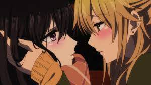 Best Yuri Kiss Scene 💕 Romance Anime ! - YouTube