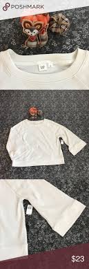 Gap Bell Sleeve Pullover Crewneck Sweatshirt Crew Neck Sweatshirt Sweatshirts Women Bell Sleeves