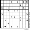 The times newspaper prints a sudoku puzzle monday through saturday.; 1