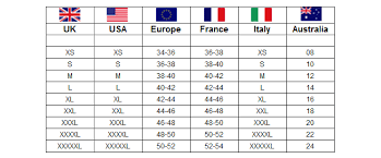 Gossard Lingerie Online Sizing Guide