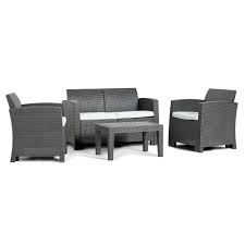 Beautiful rattan chairs, rattan coffee tables, rattan stools, rattan sofas, rattan ottomans, rattan chests, rattan pets bed and living sets. Vonhaus Weather Resistant 4 Seater Rattan Sofa Set No Bolt Construction Conversation Set Outdoor Dining Set Includes Sofa Table 2 Chairs Low Maintenance Patio Garden Furniture Buy
