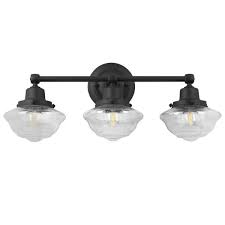 Schoolhouse Vanity Light Matte Black 3