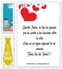 En este día del padre 2021 te proponemos 85 frases para que puedas felicitar a tu papá como se merece. Descargar Mensajes Bonitos Para El Dia Del Padre Mensajes De Texto Para El Dia Del Padre Http Www C Dia Del Padre Mensajes Dia Del Padre Feliz Dia Del Padre