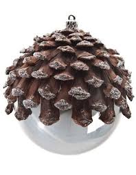 Boule Facon Pomme De Pin Deco De Sapin Esprit De La Foret Elle Decoration Noel Fait Main Deco Pomme De Pin Pommes De Pin Decoration