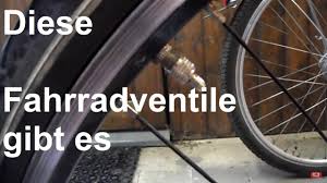 Welche Fahrradventile Gibt Es Ventilarten Beim Fahrrad Youtube