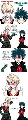 Bakugou is jealous {bakudeku}, episode 19 of my hero academia (mha) comic in webtoon. Bakudeku My Hero My Hero Academia Episodes Comic Art