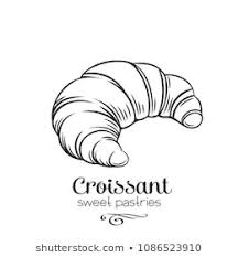 Vector Hand Drawn Croissant Icon Badge Stock Vector Royalty Free 1086523910 How To Draw Hands Croissant Draw Download 97 croissant cliparts for free. pinterest