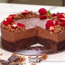 Brownie Cake Video Recetas De Postres Sin Horno Tortas Tartas