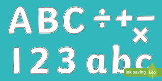 These smooth and clean shaped display letters to print. Blank Editable Lettering For Displays Primary Resources