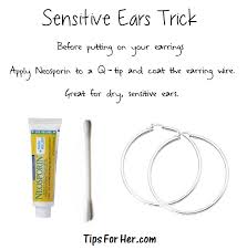 Sensitive Ears Trick Tips For Her Sensitive Ears Diy Beauty Hacks Beauty