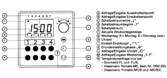 Digitale Schaltuhr 72x72mm Viessmann 7815581 Loebbeshop Heizung Und Ersatzteile