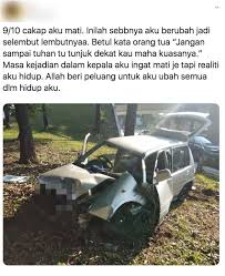 Maybe you would like to learn more about one of these? Bagaikan Mati Hidup Semula Terlelap Ketika Memandu Buka Mata Kereta Dah Hancur