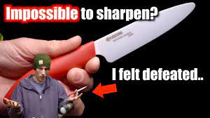 If not well stored, the blades will become blunt fast with a ceramic knives can break. Why Ceramic Knives Are Almost Impossible To Sharpen Youtube