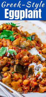 Oh My Word This Eggplant Recipe Is Melt In Your Mouth Delicious A Great Vegan Stew With Chickpea Eggplant Recipes Easy Vegan Eggplant Recipes Eggplant Dishes