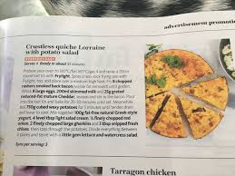 Crustless Quiche No Cottage Cheese Crustless Quiche Slimming World Recipes Crustless Quiche Lorraine