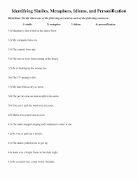 Simile Metaphor Personification Worksheet New 11 Best Of Simile And Metaphor Worksheets Printable In 2020 Similes And Metaphors Simile Metaphor