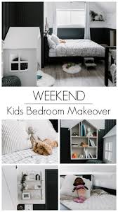 Make your child's space feel special and personalized for them with one or many of these projects! Our Weekend Renovation Shared Kids Bedroom Makeover Love Create Celebrate