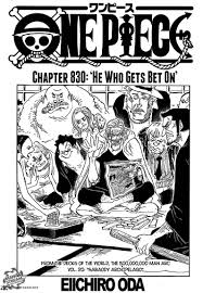One Piece 830 Read One Piece 830 Online Page 1 One Piece Manga One Piece Comic One Piece Chapter