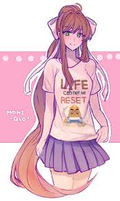 Doki Doki Literature Club Monika Literature Club Literature Animal Crossing