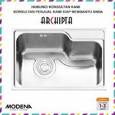Shop wayfair for a zillion things home across all styles and budgets. Modena Wastafel Bak Cuci Piring Dapur Kitchen Sink Como Ks 5110 Shopee Indonesia